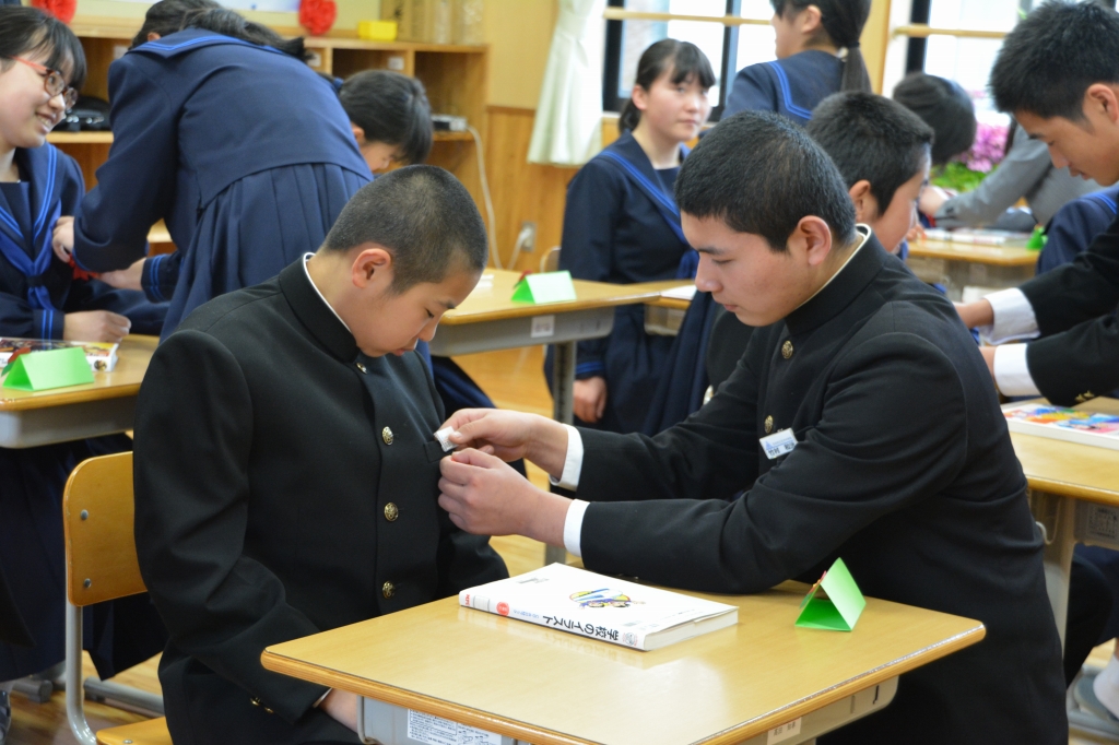 平成２８年度入学式 五木中学校