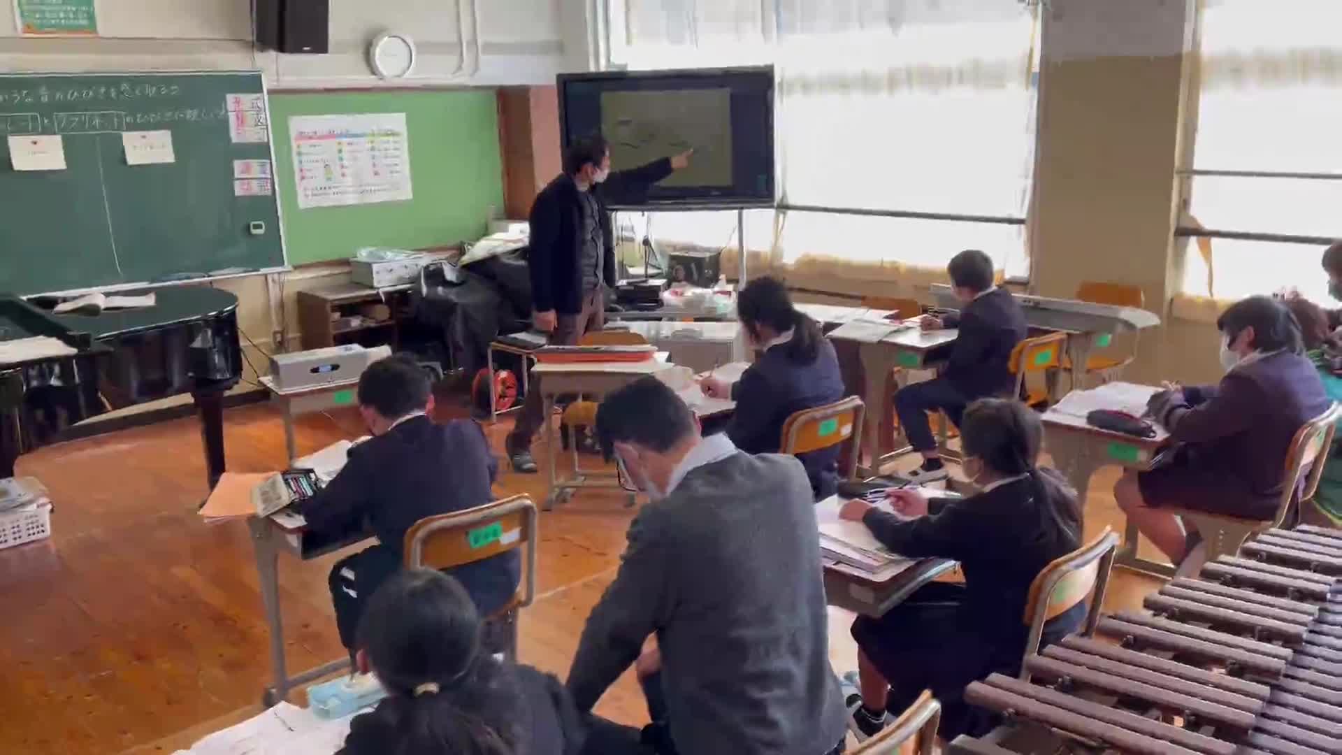 音の響きを感じ取ろう