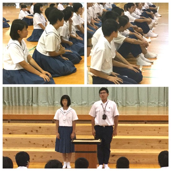 学校生活 山鹿市立鹿北中学校