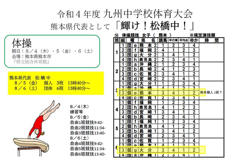 宇城市立松橋中学校 ホームページ