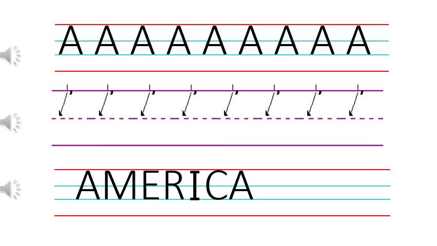 アルファベットの練習をしよう！（大文字編）