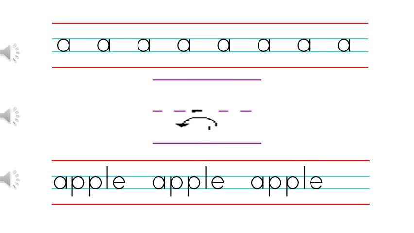 アルファベット練習（小文字）
