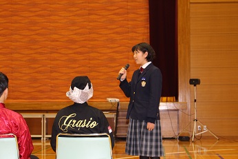 生徒会によるインタビュー 生徒会によるインタビュー