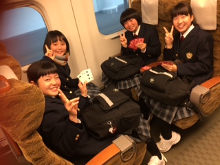 新幹線内で 新幹線内で