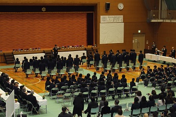 卒業式全景 卒業式全景