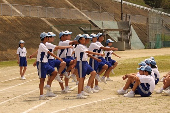 行進の見本 行進の見本