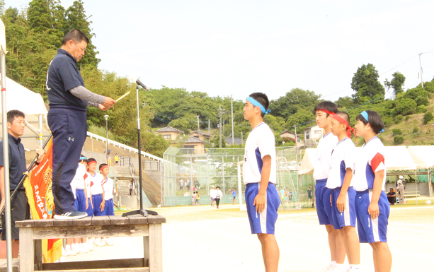 表彰を受ける青団