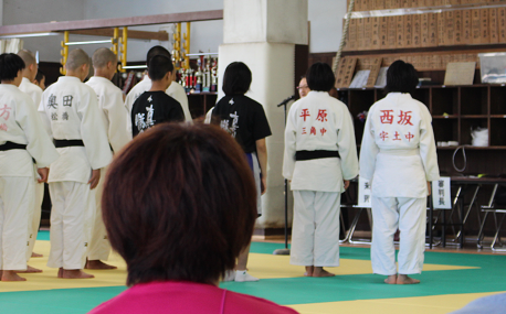 柔道部は個人戦に参加