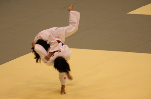 2回戦もきれいに1本勝ち 2回戦もきれいに1本勝ち