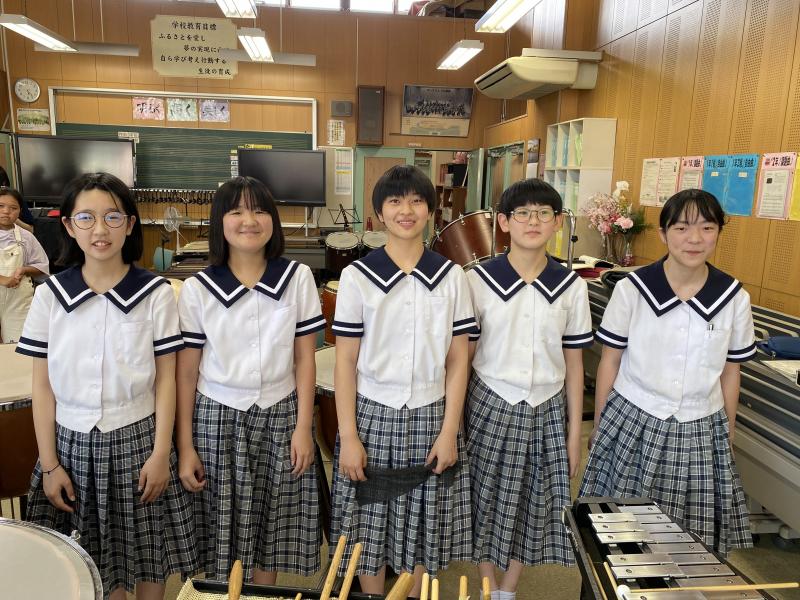 校長室から 高森町立高森中学校