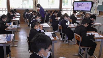 学校のようす 高森町立高森中学校