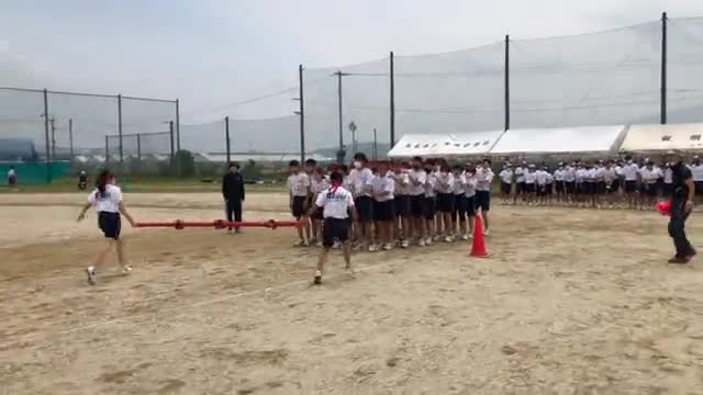 台風の目？予行から2