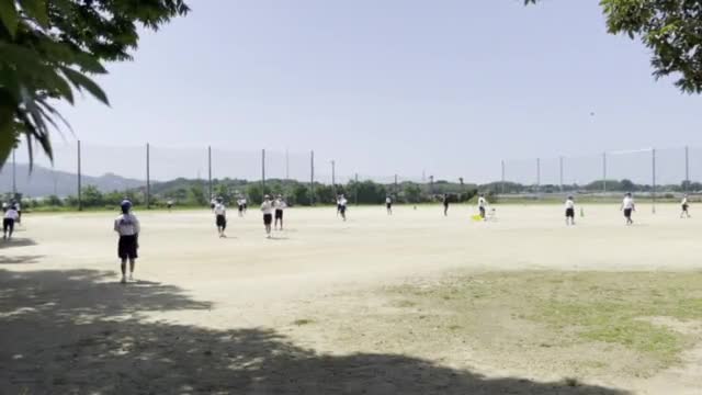 ハンドボール投げ