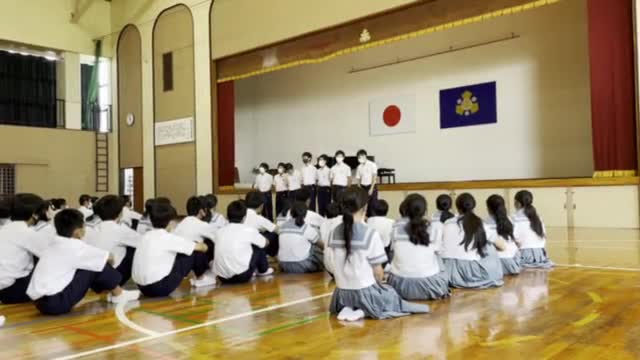 中体連推戴式（男子バレー部）