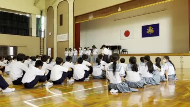 中体連推戴式（バドミントン部）