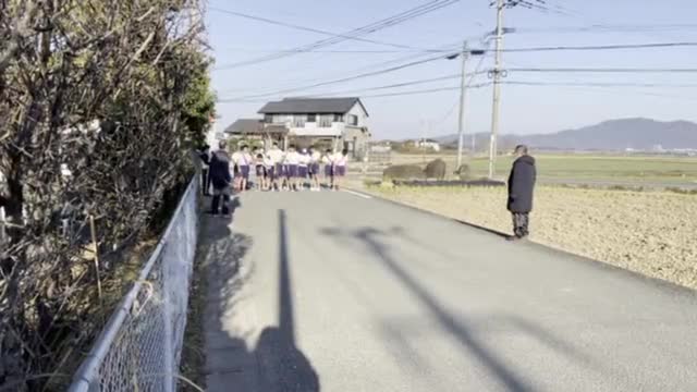 駅伝大会スタート