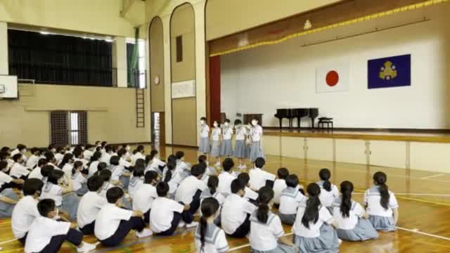 中体連推戴式（女子バスケットボール部）