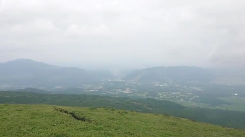 草千里付近の風景