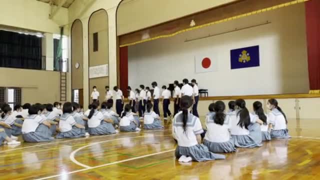 中体連推戴式（サッカー部）