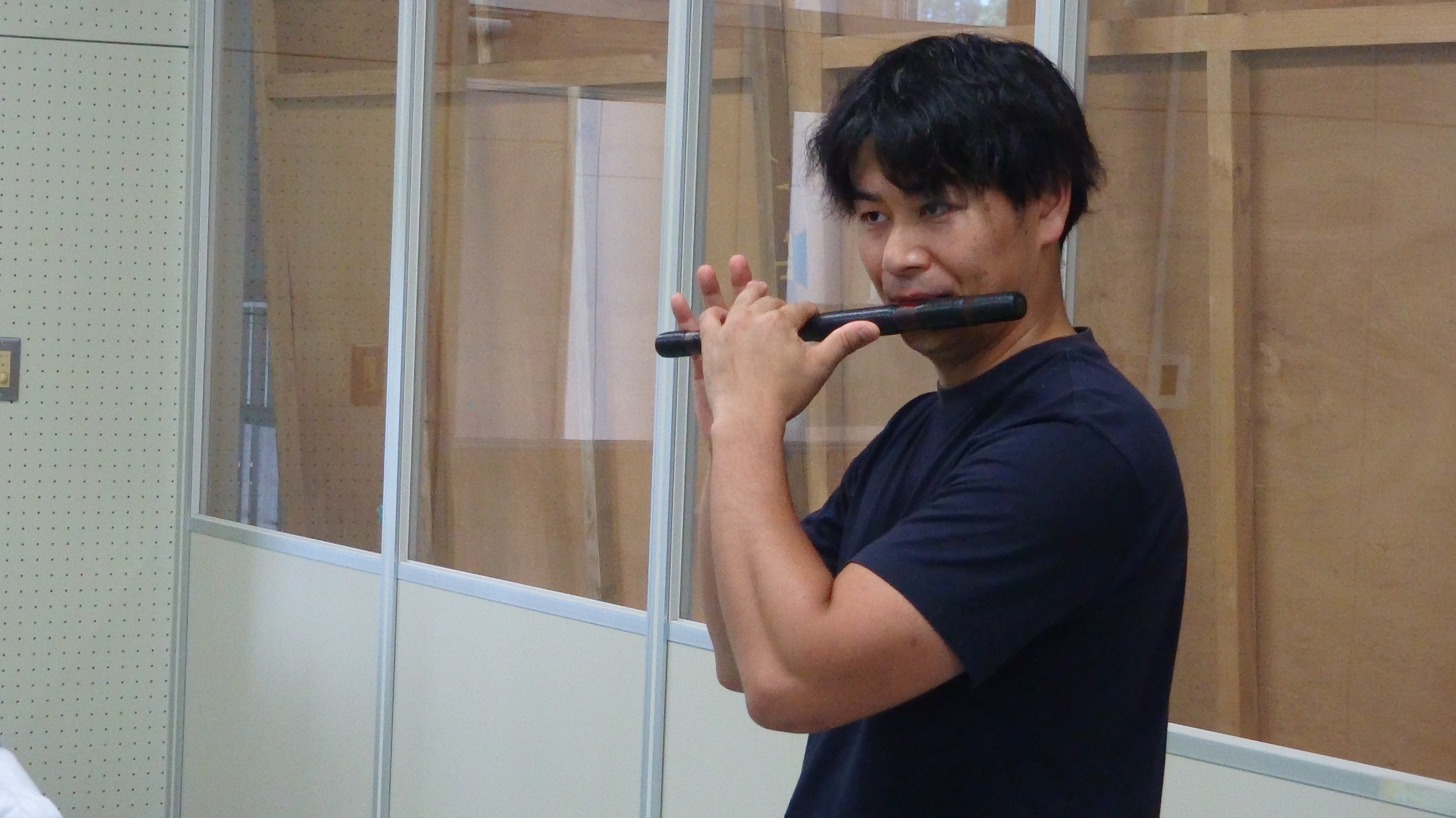 高田大介さん（太鼓）