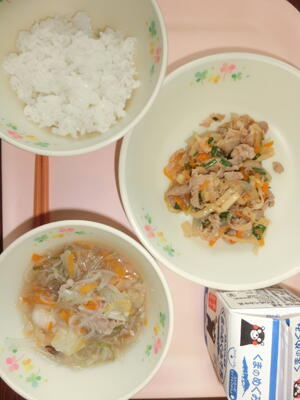 今日の給食