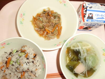 今日の給食