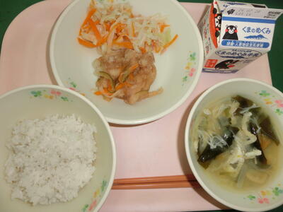 今日の給食