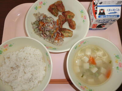 今日の給食