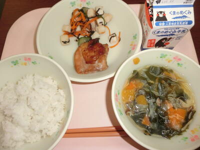 今日の給食