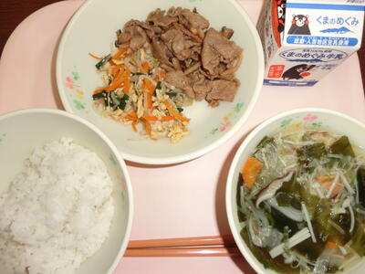 今日の給食