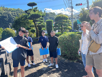 さくら祭りのボランティアガイド