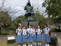 まずは加藤清正公前にて