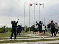 朝はラジオ体操