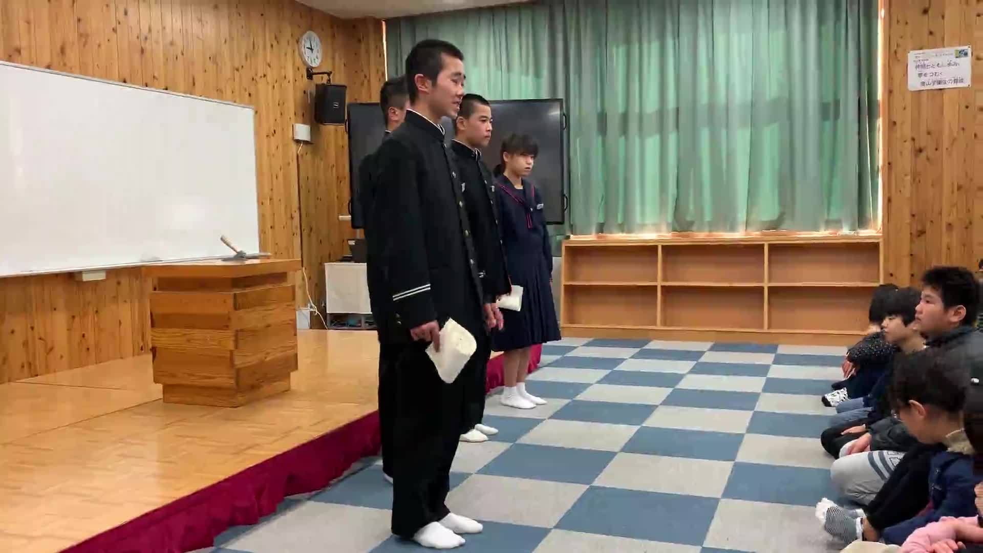 令和二年度　新生徒会長からの挨拶