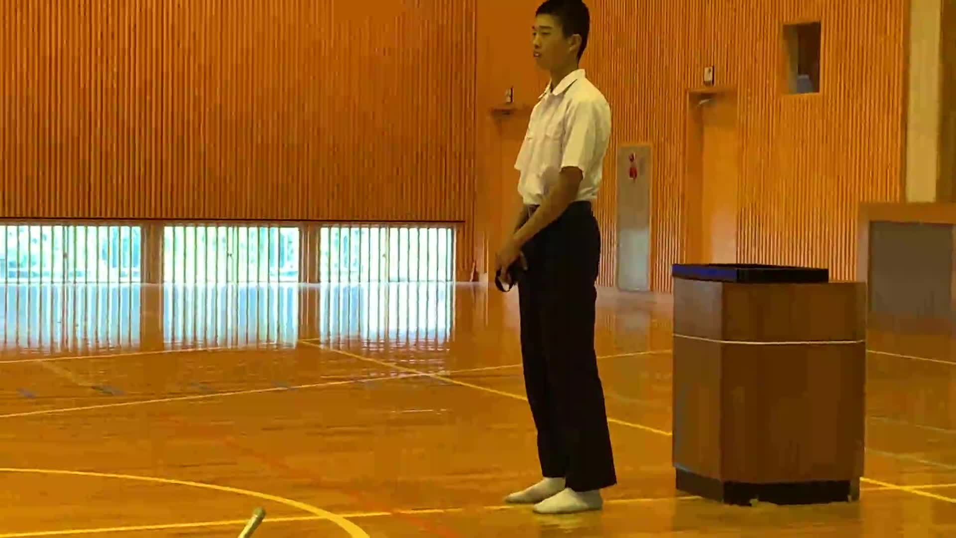 8月末　生徒会長のことば〜学園生集会にて