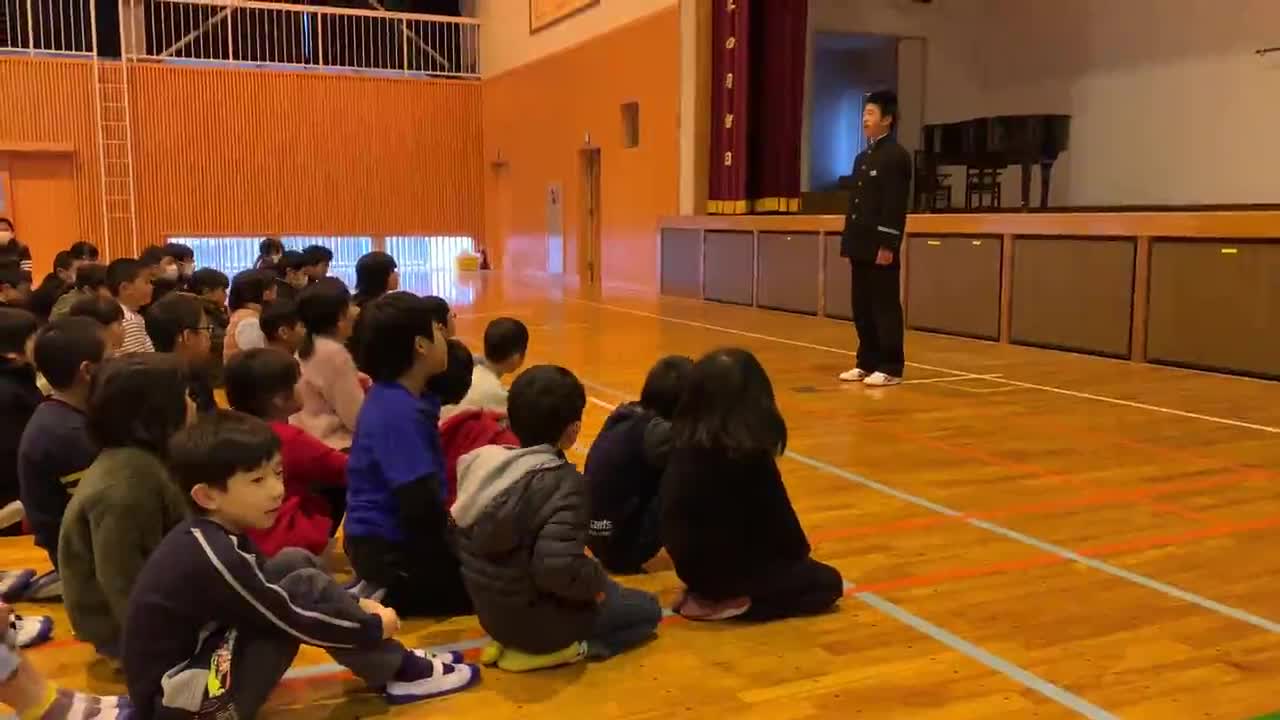 学園生集会〜 新生徒会長から